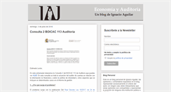 Desktop Screenshot of economiayauditoria.com