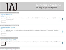 Tablet Screenshot of economiayauditoria.com